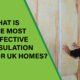 Explore the most effective insulation types for UK homes, their benefits, and how they can enhance energy efficiency.